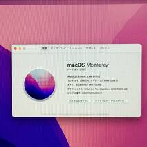 ☆【美品 21.5インチ】Apple iMac (21.5-inch, Late 2015) A1418 Core i5(5575R)/2.8GHz RAM:8GB/HDD:1TB Monterey ケーブル付属 動作品_画像9