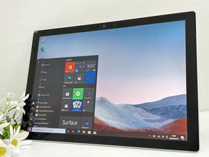 【SIMフリー 12.3インチ】Microsoft Surface Pro 7+ model:1961『Core i5(1135G7)/2.4Ghz/RAM:8GB/SSD:128GB』Wi-Fi Win10 動作品※難あり