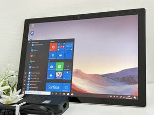 [ хорошая вещь 12.3 дюймовый ]Microsoft Surface Pro 7 model:1866[ no. 10 поколение Core i5(1035G4) 1.1Ghz/RAM:8GB/SSD:256GB]Wi-Fi Win10 рабочий товар 