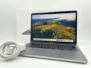 【美品 13.3インチ】Apple MacBook Pro(13-inch,2020) A2251 Core i7(1068NG7)/2.3GHz RAM:16GB/SSD:1TB space gray AC付 Sonoma 動作品
