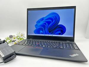 【良品 15.6インチ】Lenovo ThinkPad P52S 20LCS0D600 『Core i7(8650U) 1.9GHz/RAM:16GB/SSD:256GB』Quadro P500 Win11 動作品