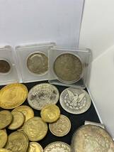 MS-0220 外国銭 総重量約3.1kg 未検品 銀貨 硬貨 外貨 リバティー ケネディ モーガン エリザベス等 いろいろおまとめ_画像6