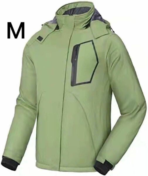 登山服 防寒コート防風ジャケット 裏起毛 撥水 防汚アウトドアウェア　マウンテンパーカー メンズ ウインドブレーカー ジャケット