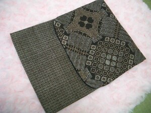 ☆ハンドメイド☆　御朱印帳ケース　正絹泥大島龍郷　手作り