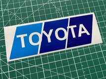 3色TOYOTAカッティングステッカー スカイブルー ブルー ロイヤルブルー 豊田 トヨタ_画像1