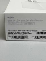 【中古】iPhone アップル Apple 純正 ACアダプター 電源アダプタ 充電器 USB-C MHJA3AM/A A2305 20W【商2】_画像2