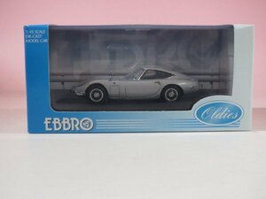 67109■エブロ　トヨタ 2000GT　シルバー　106　