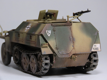 グンゼ 1/35 ドイツ軽装甲兵員車アルテ sdkfz250.シロート製作.下手ですがよろしくお願いします。_画像3