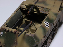 グンゼ 1/35 ドイツ軽装甲兵員車アルテ sdkfz250.シロート製作.下手ですがよろしくお願いします。_画像9