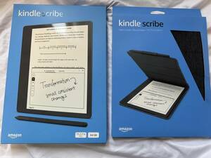超美品 Kindle Scribe キンドル スクライブ 64GB 10.2インチディスプレイ プレミアムペン付き 純正ケース付き