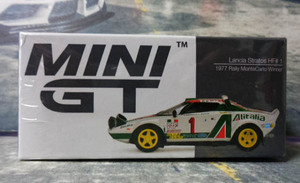 MINI GT Lancia Stratos Rally MonteCarlo Winner　MINI GT ランチア ストラトス HF モンテカルロラリー 1977 優勝車　　///am