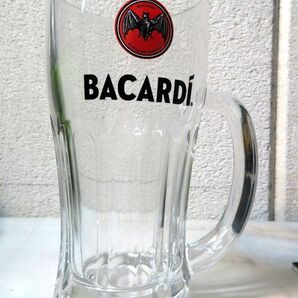 N③7 ビールジョッキ 3点セット ニッカ BLACK ウィスキージョッキ サントリー ジンビーム バカルディ BACARDI 大きいジョッキの画像7