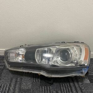 中古 三菱 CZ4A ランサーエボリューション ランエボ 10 エバ10 純正 左 助手席 キセノン HID ヘッドライト STANLEY P6124