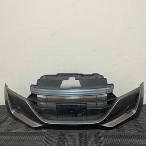 中古 美品 ホンダ DBA-JW5 S660 フロントバンパー フェース グリル付き NH716M アドミラルグレーメタリック