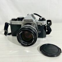 Y223/1円〜/ニコン/Nikon FM2/NIKKOR 50mm 1:1.4レンズ込み/フィルムカメラ/一眼レフ/現状品/シルバーボデイ/50mm f1.4/ヴィンテージ_画像1