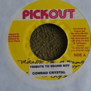 Killer Sound Tune Tribute To Sound Boy Conrsd Crystal from Pick Out