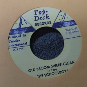 Vintage Jamaican Music Old Broom Sweep Clean The School Boys from Top Deck Records