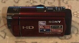 SONY HANDYCAM HD HDR-CX180 ソニー デジタルビデオカメラ レッドボディ 32GB