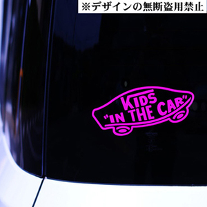 キッズインカー*ステッカーVANS風キッズ イン カーKids in car