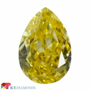 FANCY INTENSE ORANGY YELLOW 0.213ct PS/RT2456/CGL