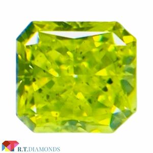 FANCY VIVID YELLOW GREEN 0.109ct RCT/RT2550/CGL