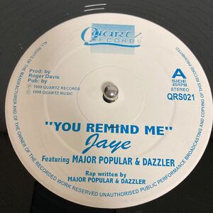 JAYE - you remind me / you're the reason【12inch】