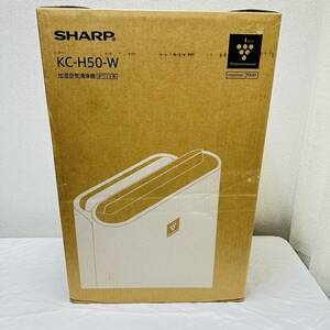 未使用 SHARP 加湿空気清浄機 KC-H50-W ホワイト系 プラズマクラスター 7000 