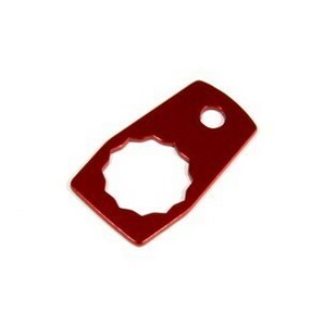 アベイル ABU用ハンドル アルミ製リテーナー 12.5mmタイプ レッド Avail retainer12_redの画像1