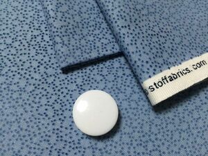 US-50 布時間◆ USA「stoffabrics」105㎝ × 60㎝（2点計） 変形 ドット ぼかし ブルー系 2点