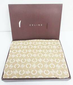 KM-3748《ハーフケット》CELINE/セリーヌ★綿100％★140×100cm★寝具★良品★