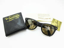 KM-3855【サングラス 】Ray-Ban/レイバン★B&L ボシュロム製★FOLDING WAYFARER★フォールディングウェイファーラー★ケース付★レア★ _画像1