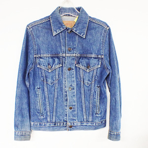 KM-3889v【デニムジャケット】80s Levi's/リーバイス★70506-0216★36★スモールe★CANADA カナダ製★Gジャン フェード★ビンテージ