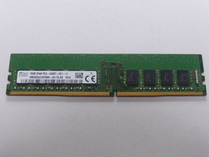 メモリ デスクトップパソコン用 SK hynix DDR4-2400 PC4-19200 ECC Unbuffered 16GB 起動確認済です HMA82GU7AFR8N-UH