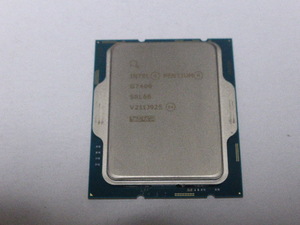 INTEL CPU PENTIUM G7400 2コア4スレッド SRL66 LGA1700 起動確認済みです