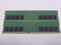 メモリ デスクトップパソコン用 Samsung DDR5-4800 PC5-38400 32GBx2枚 合計64GB 起動確認済みです _画像3