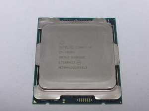 INTEL CPU Core i7 7820X 8コア16スレッド 3.60GHZ SR3L5 LGA2066 CPUのみ 起動確認済みです