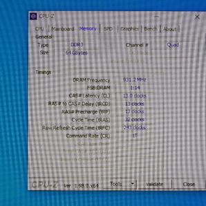 メモリ サーバーパソコン用 1.5V Micron PC3-14900R(DDR3-1866R) ECC Registered 16GBx4枚 合計64 GB 起動確認済みです③の画像4