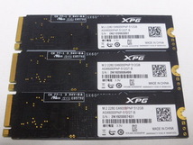 ADATA SSD NVMe M.2 512GB 3枚セット 正常判定 中古品です ASX6000PNP-512GT-B①_画像1