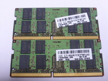 メモリ ノートパソコン用 1.20V Micron DDR4-2666 PC4-21300 16GBx2枚 合計32GB 起動確認済みです②　_画像2
