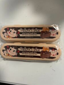 新品未使用　ペコちゃん　フォーク2点セット　 小さめ　不二家 ノベルティ 送料250円　即決あり