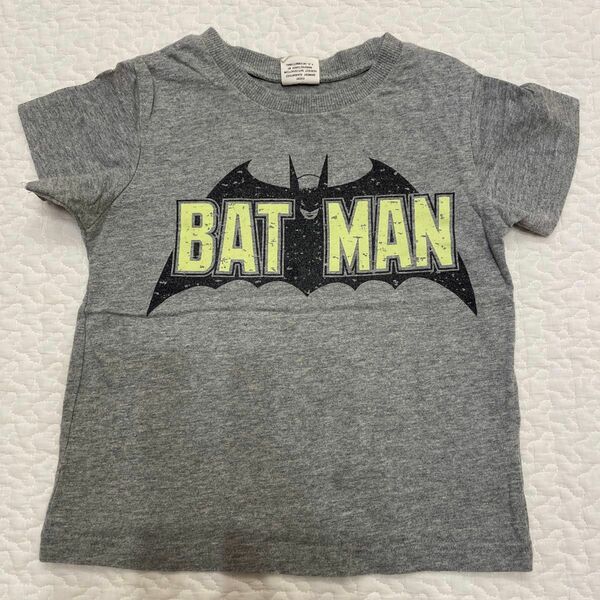 【美品】F.O KIDS 半袖Tシャツ　BAT MAN グレー　110cm