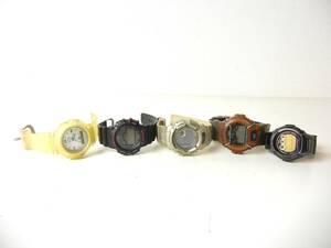 CASIO G-SHOCK まとめて AW-500NS, DW-8700, G-2110,DW-6900 など　5点