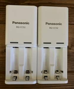 【送料無料】Panasonic 充電器 BQ-CC52 本体のみ×2個