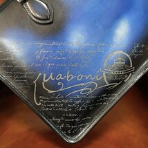 最高級 EU製 定価38万◆UABONI*ユアボニ*幻のパティーヌ*ブリーフケース◆ビジネスバッグ 手染 鞄 トートバッグ 本革 レザー UN JOUR_画像9