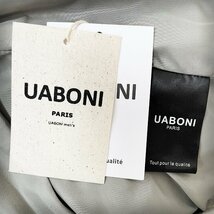 ★★最高級EU製＆定価12万◆UABONI*Paris*ダウンジャケット*ユアボニ*パリ発◆グースダウン90％ 防寒防風 無地 エンボス加工 定番 XL/50_画像10