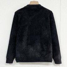 最高峰ヨーロッパ製※定価5万◆ブルガリア発※RISELIN セーター カシミヤ/ミンク混 丸首 防寒 起毛 オシャレ リラックス 快適 日常 M/46_画像2