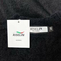 最高級ヨーロッパ製※定価5万◆ブルガリア発※RISELIN セーター 高級ミンク/カシミヤ混 暖かい 毛足 ソフト 防寒 クラシック 紳士 L/48_画像10