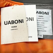 個性EU製＆定価8万◆UABONI*Paris*フライトジャケット/MA-1*ユアボニ*パリ発◆上質 薄手 USAF*TYPE オシャレ INDIANS L/48サイズ_画像9