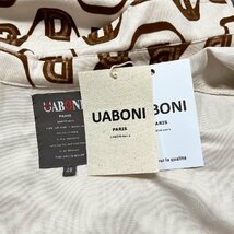 個性EU製＆定価4万◆UABONI*Paris*長袖シャツ*ユアボニ*パリ発◆人気 快適 ソフト お洒落 総柄 トップス アメカジ カジュアル 2XL/52サイズ_画像8