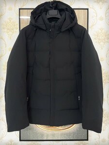 一枚限定EU製＆定価10万◆UABONI*Paris*ダウンジャケット*ユアボニ*パリ発◆ダックダウン90％ 防風保温 無地 エンボス加工 日常着 2XL/52